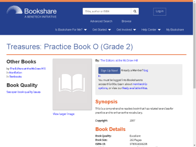 Thumbnail for Treasures: Practice Book O (Grade 2) resource