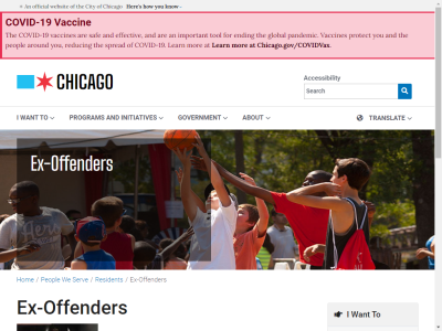 Thumbnail for City of Chicago - Ex-Offenders resource