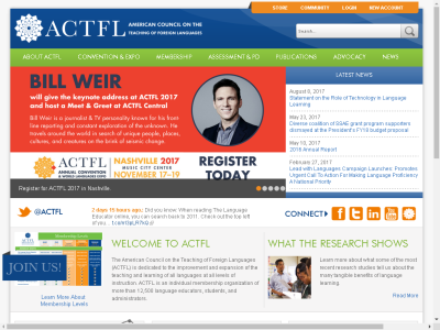 Thumbnail for American Council on the Teaching of Foreign Languages resource