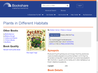 Thumbnail for Plants in Different Habitats resource