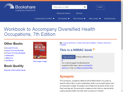Thumbnail for Workbook to Accompany Diversified Health Occupations, 7th Edition resource