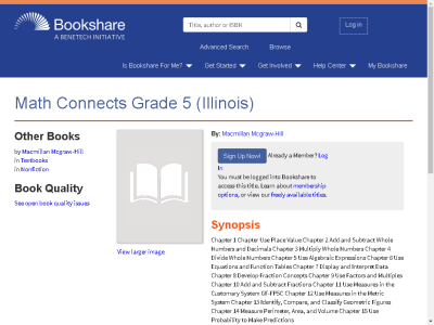 Thumbnail for Math Connects Grade 5 (Illinois) resource
