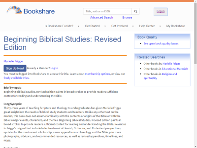 Thumbnail for Beginning Biblical Studies: Revised Edition resource
