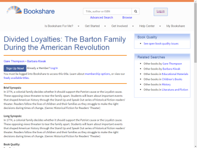 Thumbnail for Divided Loyalties: The Barton Family During the American Revolution resource