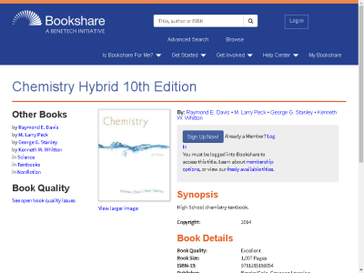 Thumbnail for Chemistry Hybrid 10th Edition resource
