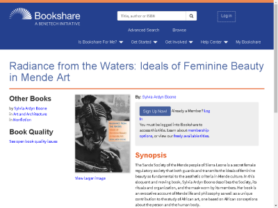 Thumbnail for Radiance from the Waters: Ideals of Feminine Beauty in Mende Art resource