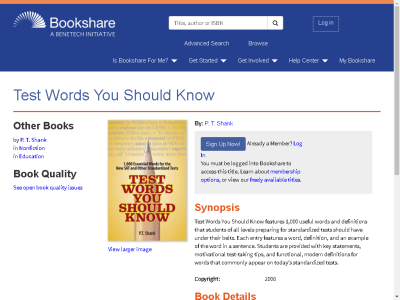 Thumbnail for Test Words You Should Know resource