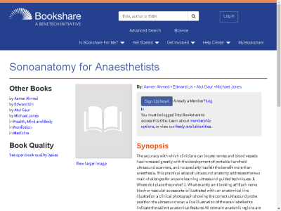 Thumbnail for Sonoanatomy for Anaesthetists resource