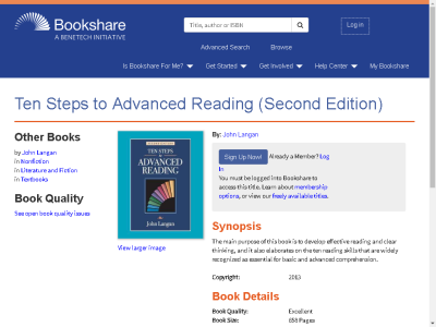 Thumbnail for Ten Steps to Advanced Reading (Second Edition) resource