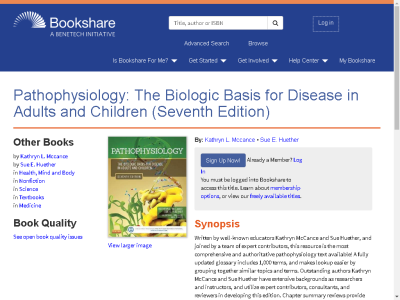 Thumbnail for Pathophysiology: The Biologic Basis for Disease in Adults and Children (Seventh Edition) resource