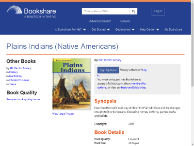Thumbnail for Plains Indians (Native Americans) resource