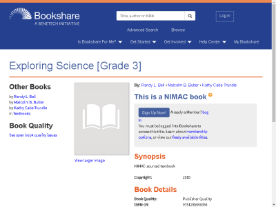 Thumbnail for Exploring Science [Grade 3] resource