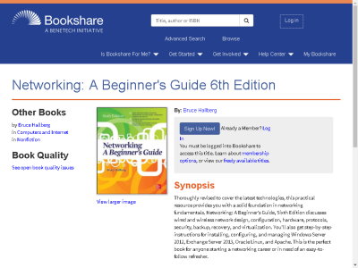 Thumbnail for Networking: A Beginner's Guide 6th Edition resource