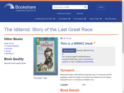 Thumbnail for The Iditarod: Story of the Last Great Race resource