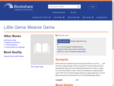 Thumbnail for Little Genie Meanie Genie resource