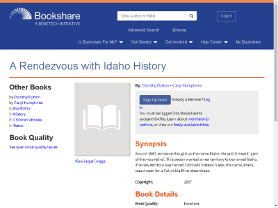 Thumbnail for A Rendezvous with Idaho History resource