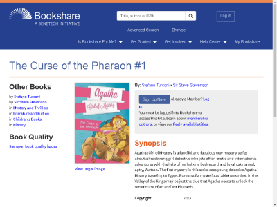 Thumbnail for The Curse of the Pharaoh #1 resource