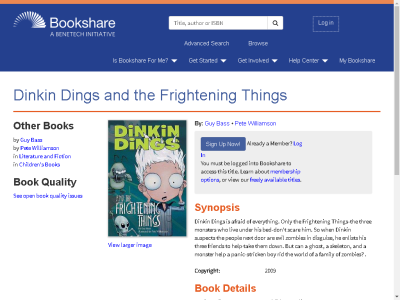 Thumbnail for Dinkin Dings and the Frightening Things resource