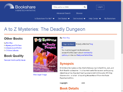 Thumbnail for A to Z Mysteries: The Deadly Dungeon resource