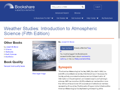 Thumbnail for Weather Studies: Introduction to Atmospheric Science (Fifth Edition) resource