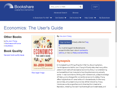 Thumbnail for Economics: The User's Guide resource