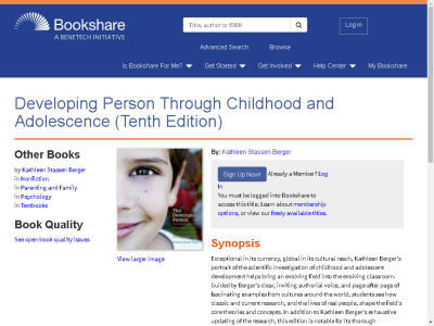 Thumbnail for Developing Person Through Childhood and Adolescence (Tenth Edition) resource