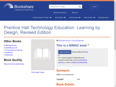 Thumbnail for Prentice Hall Technology Education: Learning by Design, Revised Edition resource