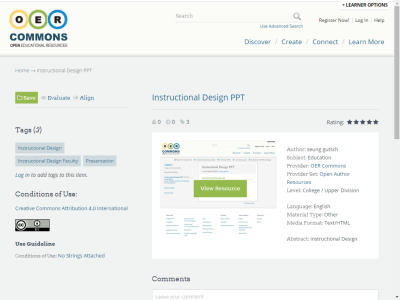 Thumbnail for Instructional Design PPT resource