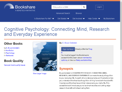 Thumbnail for Cognitive Psychology: Connecting Mind, Research and Everyday Experience resource