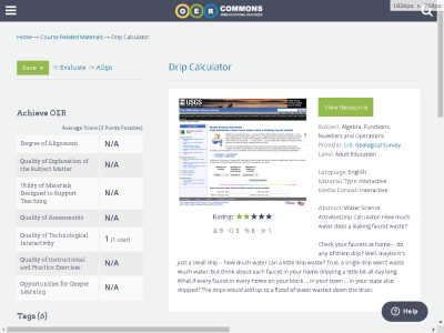 Thumbnail for Drip Calculator resource