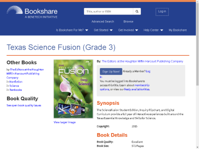 Thumbnail for Texas Science Fusion (Grade 3) resource