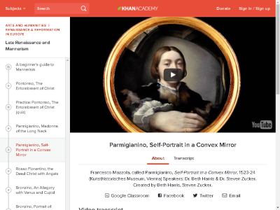 Thumbnail for Parmigianino, Self-Portrait in a Convex Mirror resource