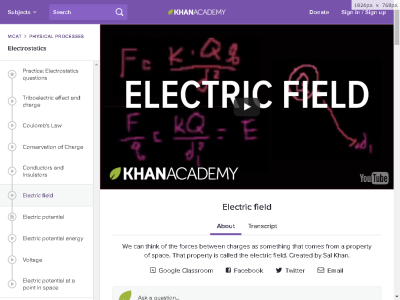 Thumbnail for Electric field resource