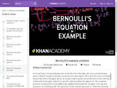 Thumbnail for Bernoulli's example problem resource