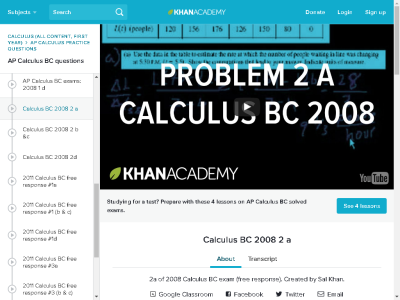 Thumbnail for Calculus BC 2008 2 a resource