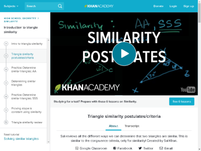 Thumbnail for Similarity postulates resource