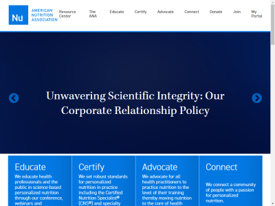 Thumbnail for American Nutrition Association (ANA) resource