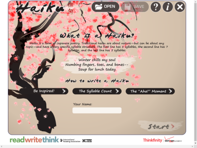 Thumbnail for Haiku - ReadWriteThink resource