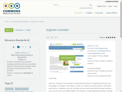 Thumbnail for Engineer a Sneaker resource