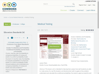 Thumbnail for Medical Testing resource