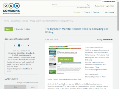Illinois Open Educational Resource Detail