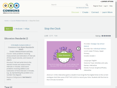 Thumbnail for Stop the Clock resource