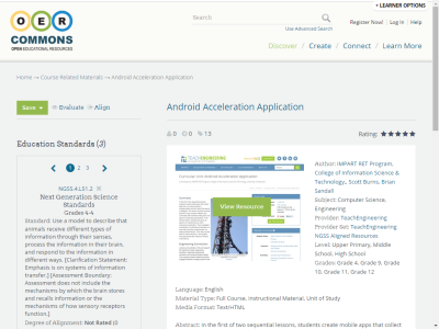 Thumbnail for Android Acceleration Application resource