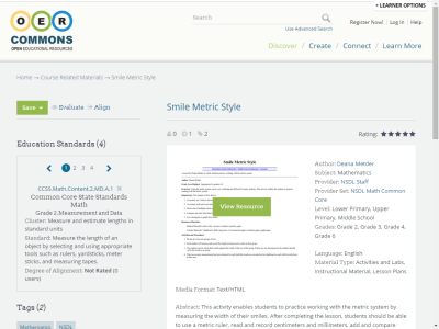 Thumbnail for Smile Metric Style resource