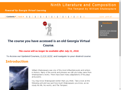 Thumbnail for Ninth Literature and Composition : The Tempest by William Shakespeare resource