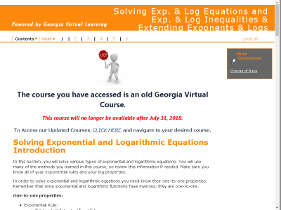Thumbnail for Solving Exp. & Log Equations and Exp. & Log Inequalities & Extending Exponents & Logs resource