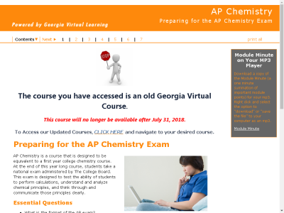 Thumbnail for AP Chemistry : Preparing for the AP Chemistry Exam resource