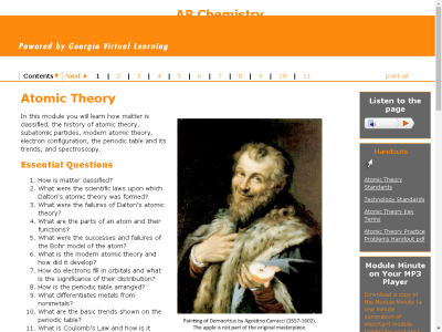Thumbnail for AP Chemistry : Atomic Theory resource