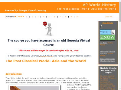 Thumbnail for AP World History : The Post Classical World- Asia and the World resource