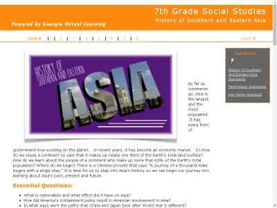 Thumbnail for 7th Grade Social Studies : History of Southern and Eastern Asia resource